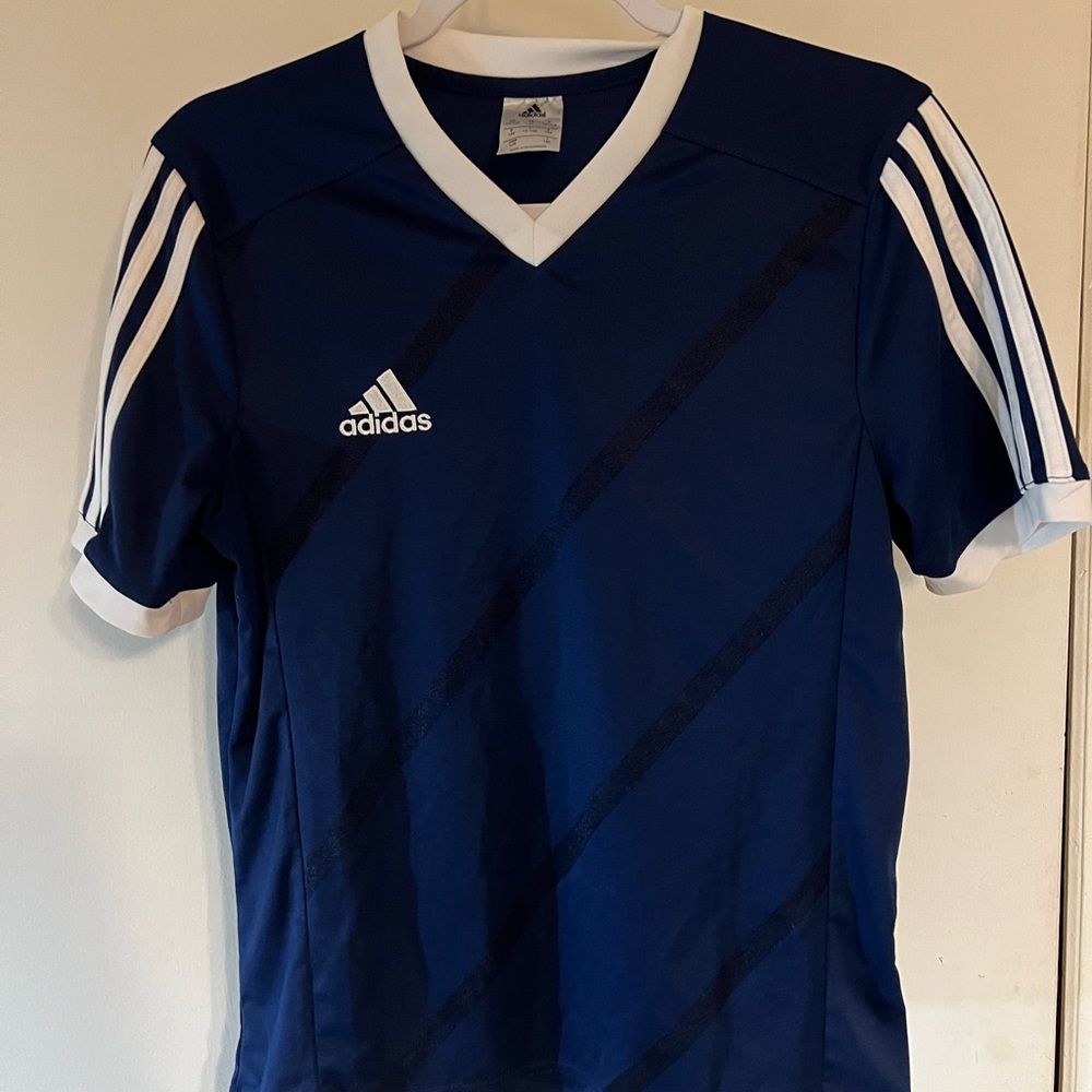 Adidas tshirts blue